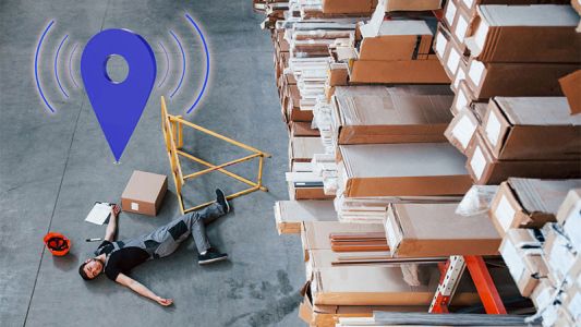 man down e invio allarme